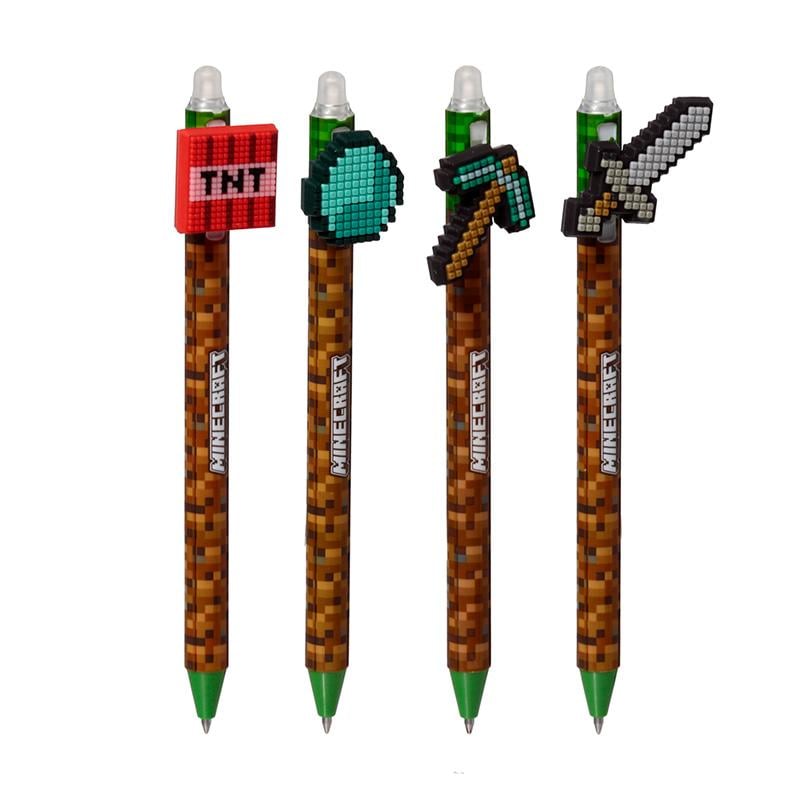 MINECRAFT - Outils - Stylo à Gel Effaçable (Display de 36pcs)