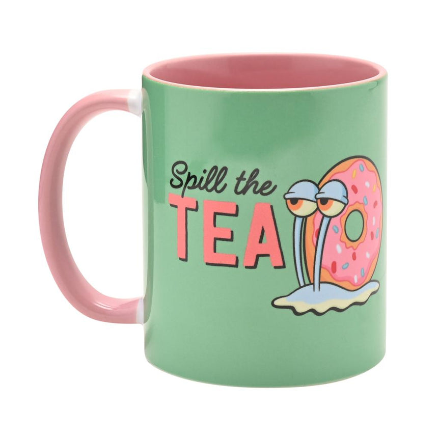 BOB L'EPONGE - Spill the Tea - Mug Interieur Coloré 325ml