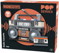 POP SERIES - Kit de Construction - Radio Cassette Boombox 1988 - 168pc