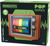 POP SERIES - Kit de Construction - Télévision Couleur 1970 - 132pc