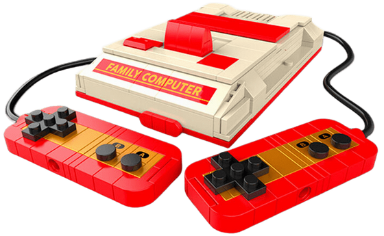 POP SERIES - Kit de Construction - Console de Jeux Vidéo 1983 - 228pc