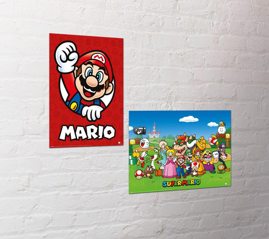 SUPER MARIO - Set 2 Posters 52 x 38cm