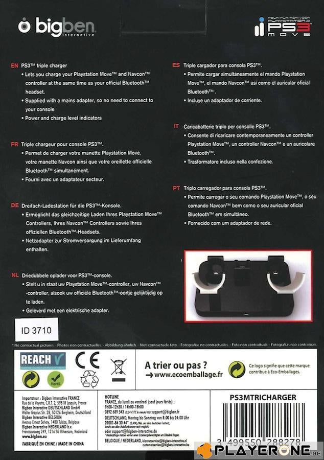 PS3 Move Triple Charger
