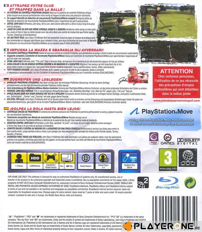 John Daly Prostroke Golf