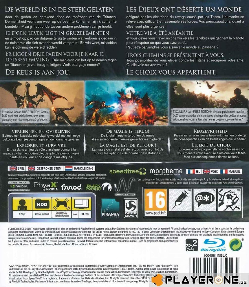 Risen 3 Titan Lords FIRST EDITION