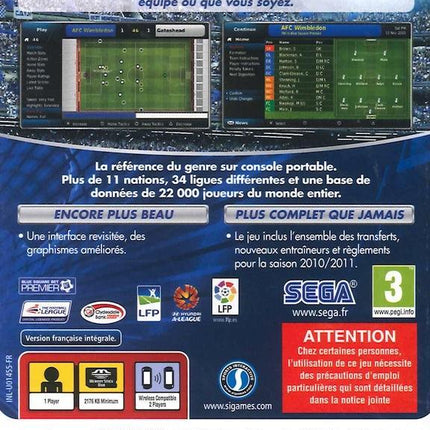 Football Manager Handheld 2011 (FR)