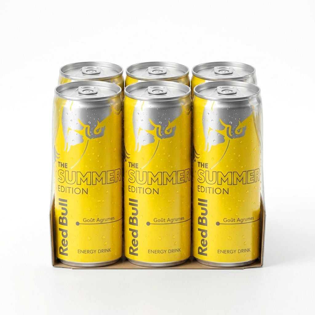Pack 6 Red Bull Summer Edition Agrumes