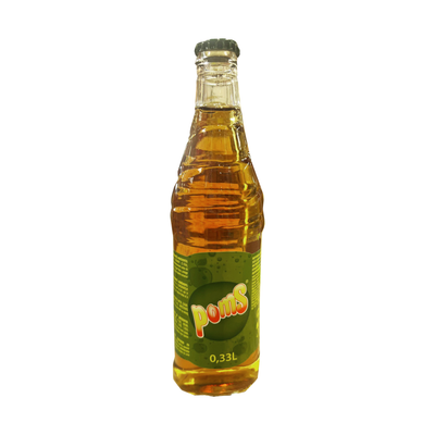 Poms Glass Bottle Apple