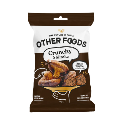 Other Foods Crunchy Shiitake Mushrooms - Black Truffle & Pink Salt