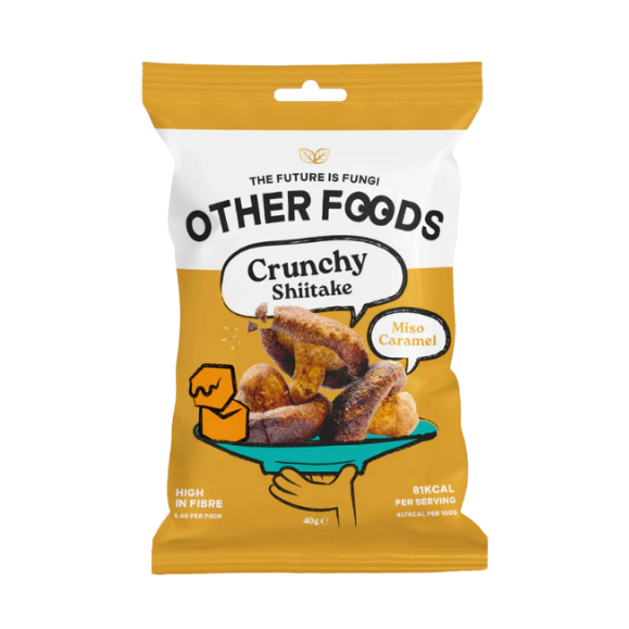 Other Foods Crunchy Shiitake Mushroom Crisps Miso Caramel