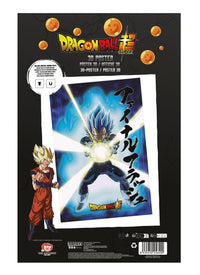 DRAGON BALL SUPER - Vegeta le Survivant - Poster 3D - 58x38cm