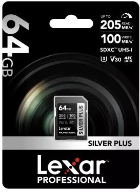 Lexar SDXC SILVER PLUS 64 G V 30