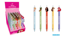 PRINCESSES - Stylo à Gel Effaçable +Head Topper (Display de 30pcs)