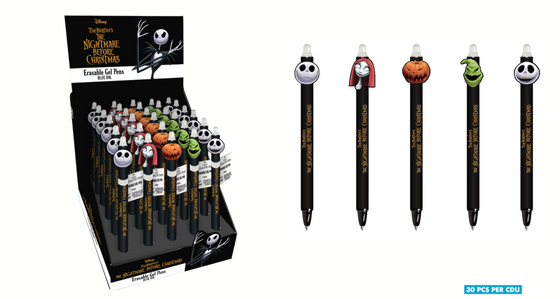 NBX - Stylo à Gel Effaçable +Head Topper (Display de 30pcs)