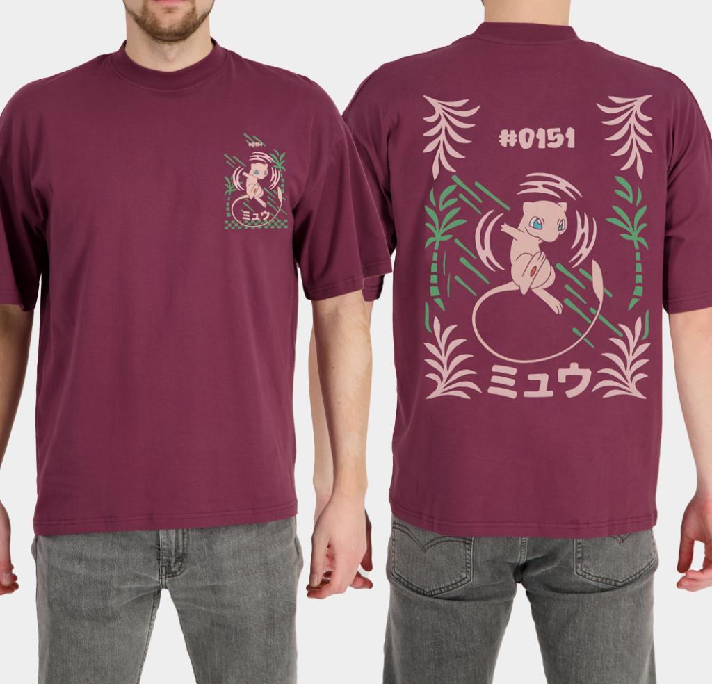 POKEMON - Mew - T-Shirt Loose Fit Homme (M)