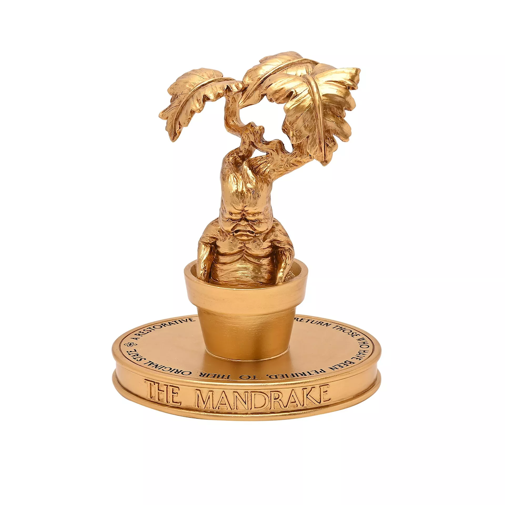 HARRY POTTER - Mandragore - Figurine Doré 18cm