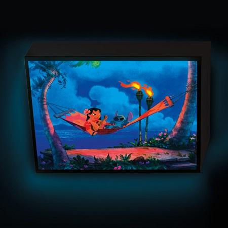 LILO & STITCH - Hamac - Canvas Lumineux 30x40 Cm