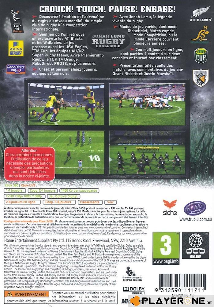 Jonah Lomu Rugby Challenge
