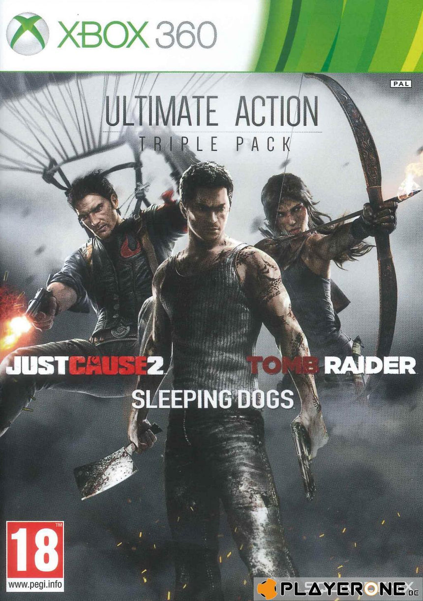 ULTIMATE ACTION Triple Pack (JC2 + Tomb Raider + Sleeping Dogs)
