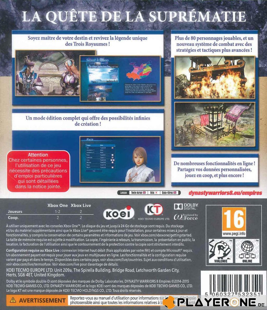 Dynasty Warriors 8 Empires