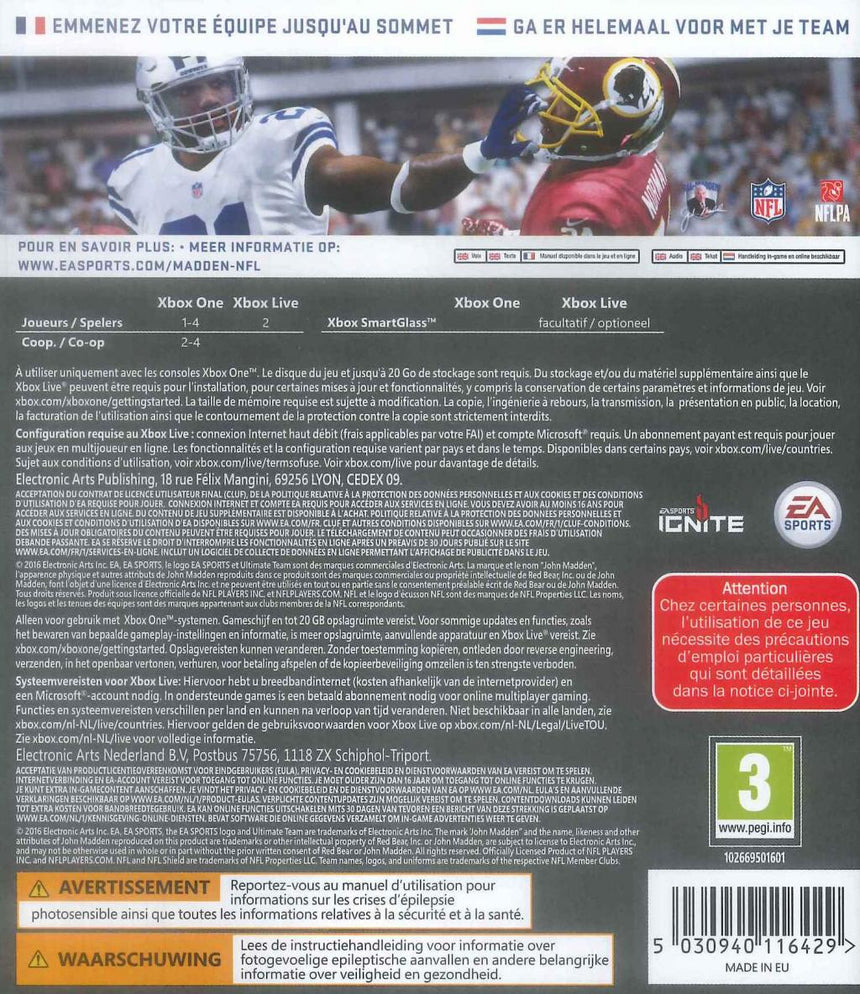 Madden NFL 17 (UK Only)