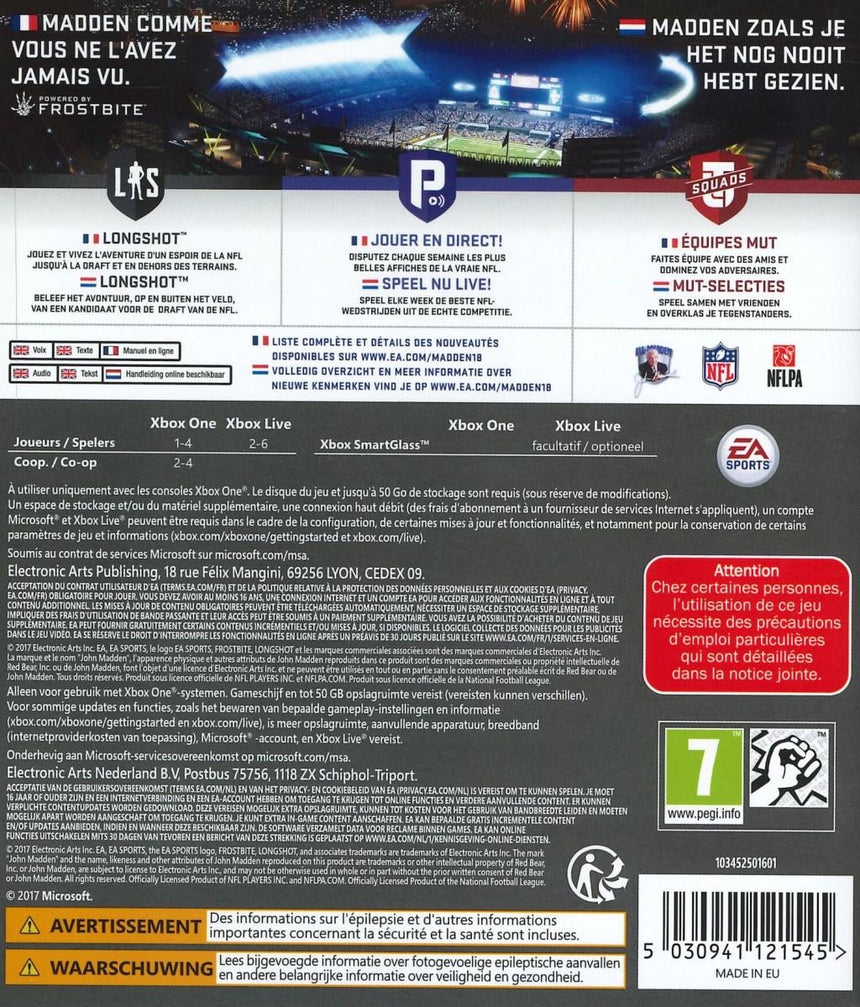 Madden NFL 18 (UK Only)