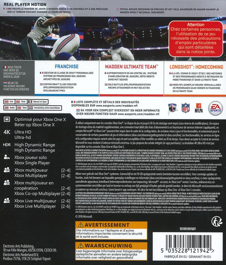 Madden NFL 19 (UK Only)