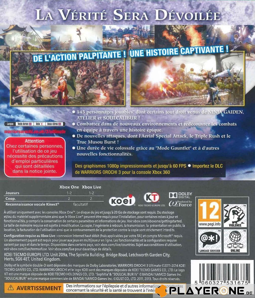 Warriors Orochi 3 Ultimate
