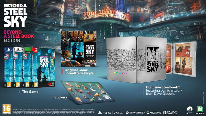 Beyond a Steel Sky - Beyond a Steelbook Edition - XBOX SX & XBOX ONE