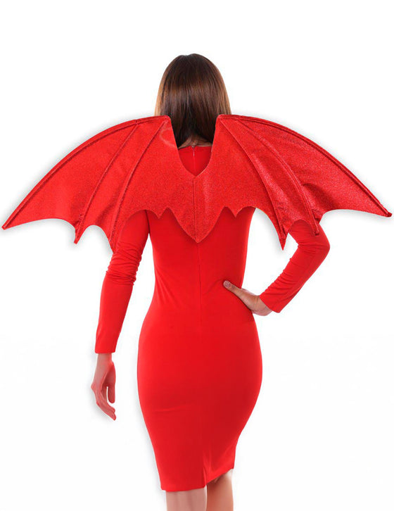 Ailes de démon rouge adulte