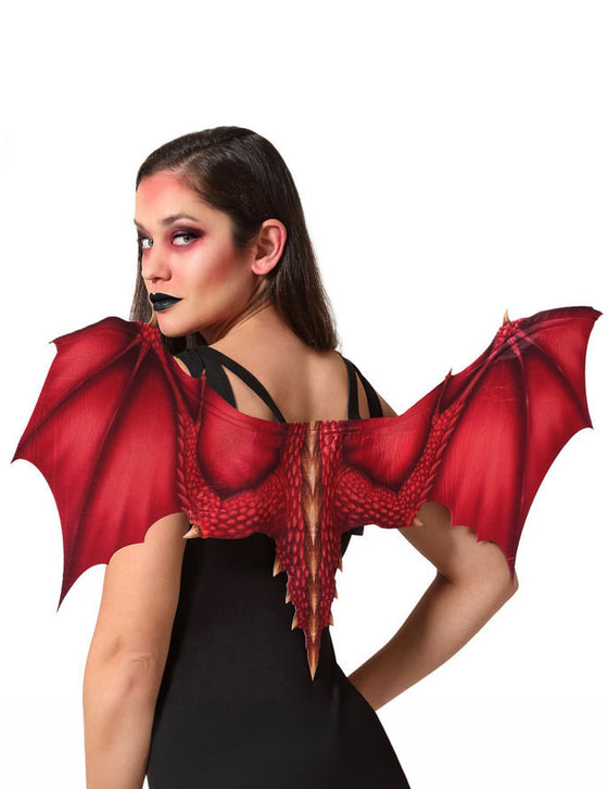 Ailes de dragon rouge adulte
