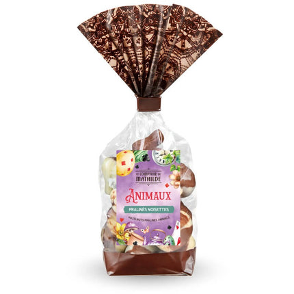 Animaux pralinés noisettes - 150g