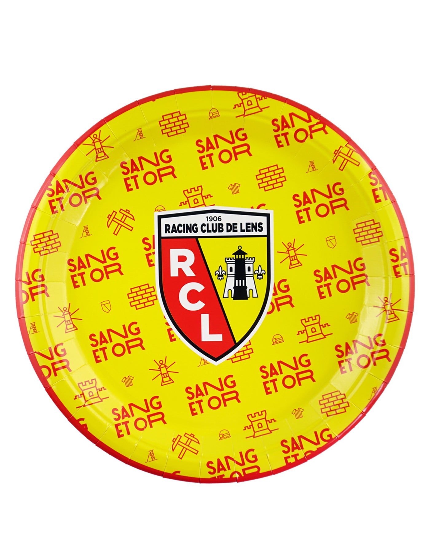 Assiettes RC Lens rondes 23 cm