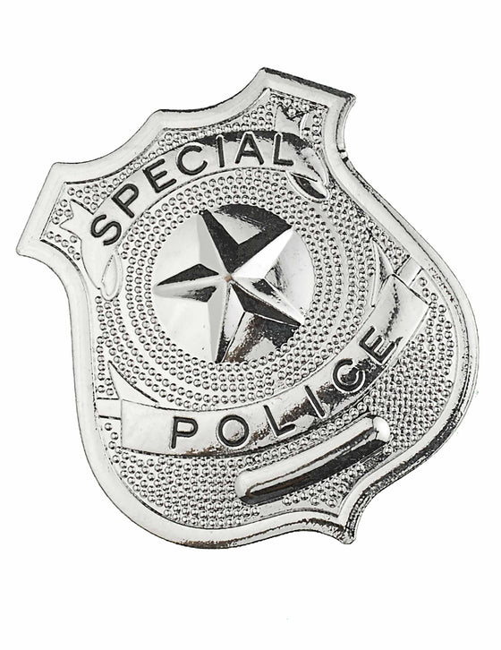 Badge de policier métal adulte