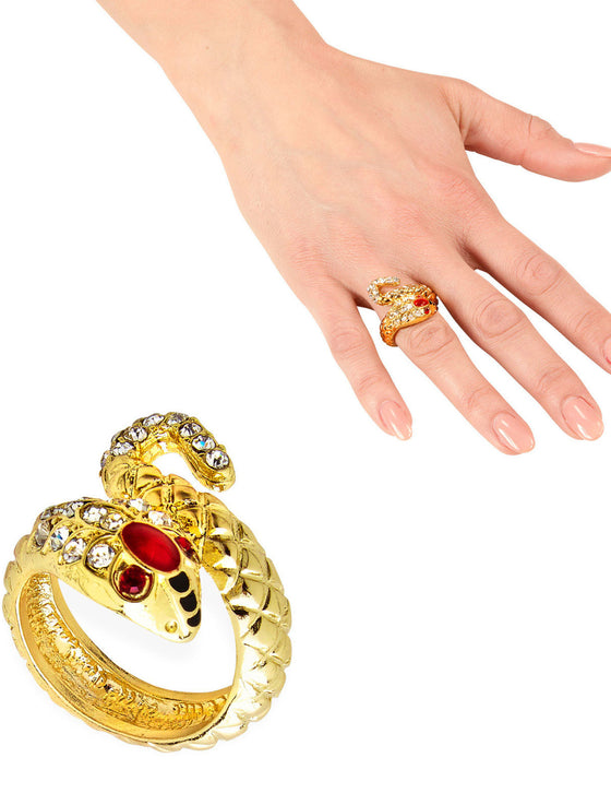 Bague serpent femme