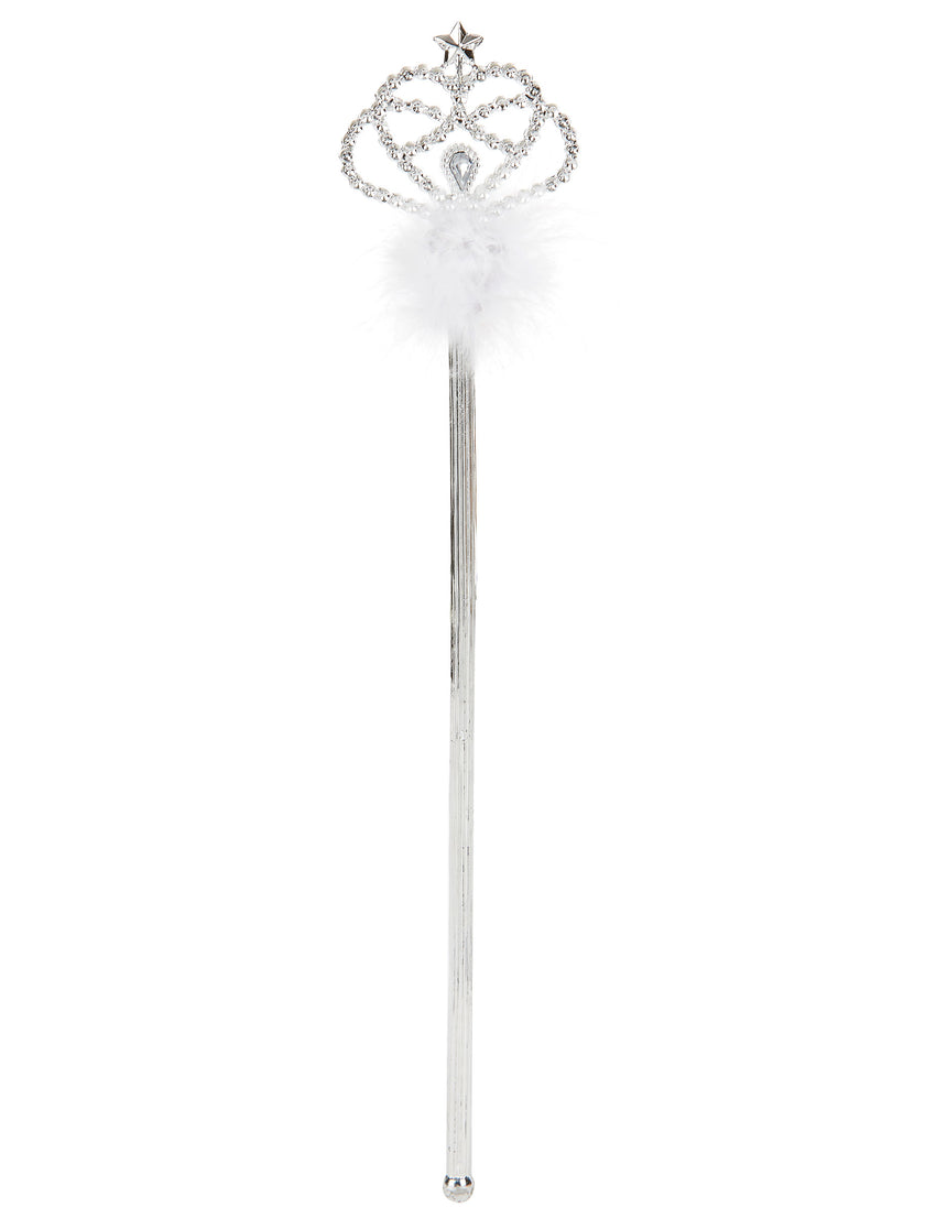 Baguette princesse avec fourrure blanche