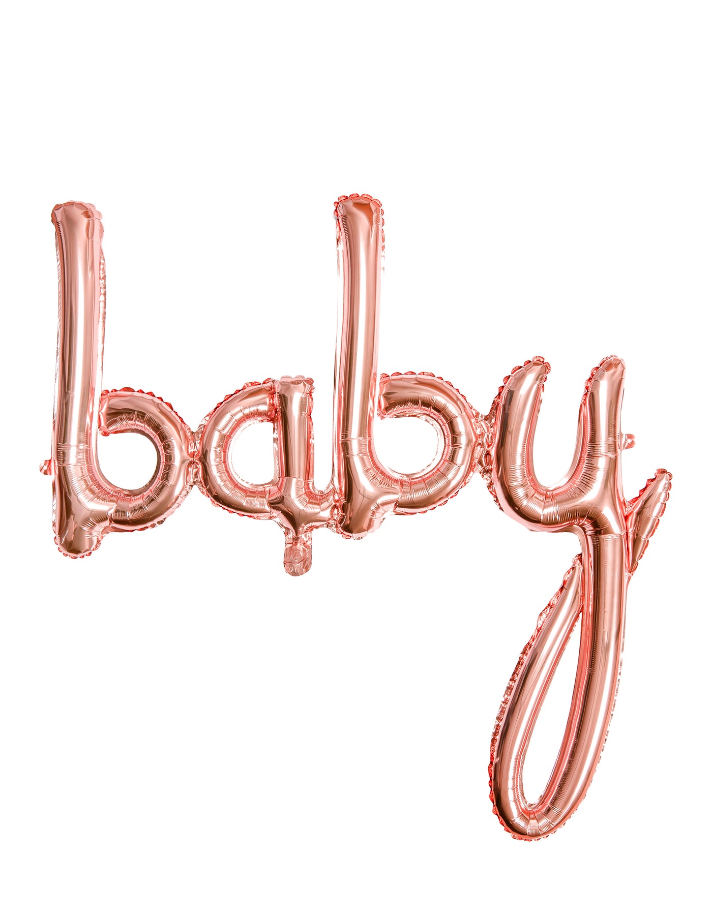 Ballon aluminium baby rose gold 73,5 x 75,5 cm