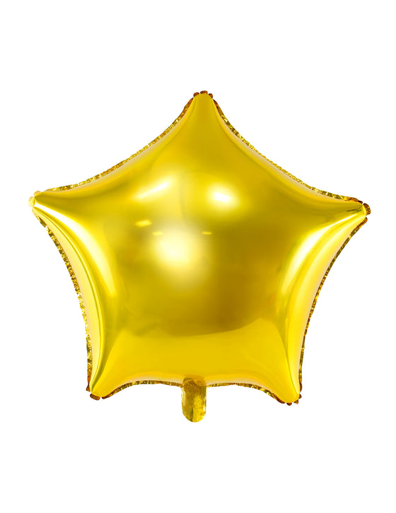 Ballon aluminium étoile dorée 45 cm
