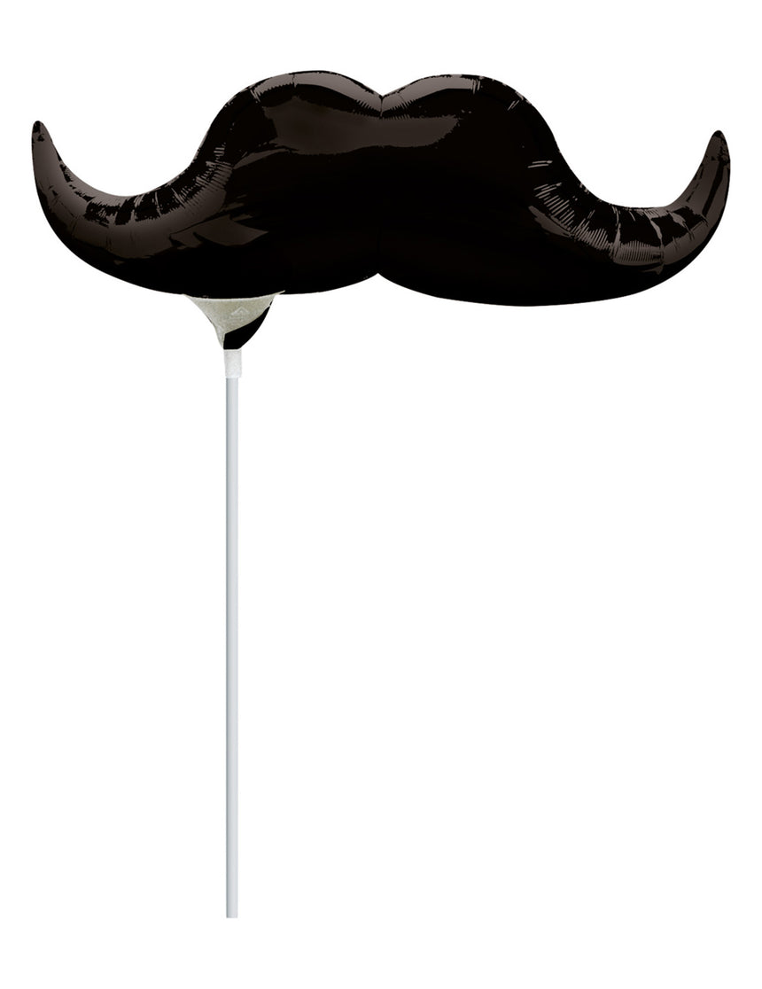 Petit ballon en aluminium Moustache 35 cm