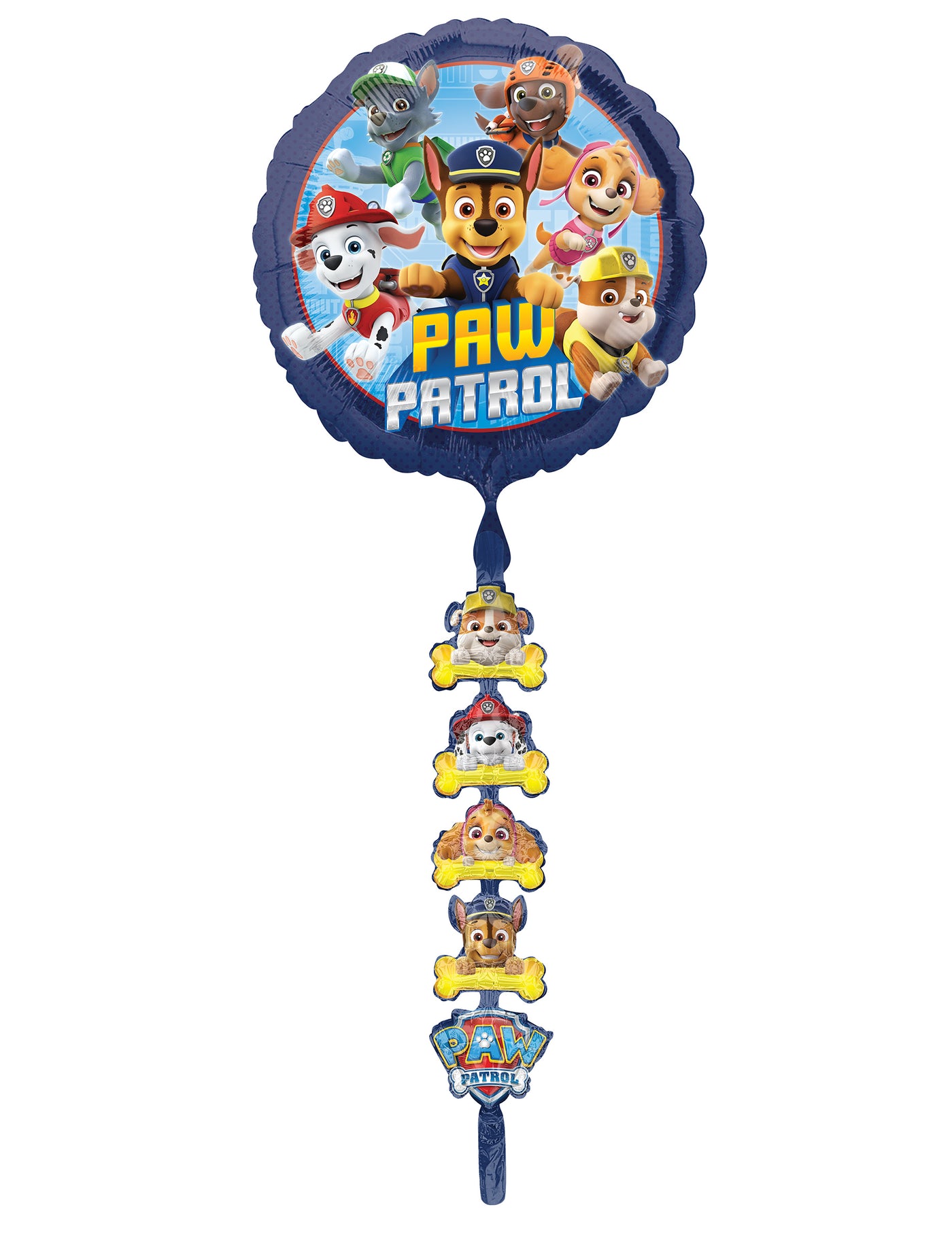 Ballon aluminium Airwalker Pat Patrouille 60 cm