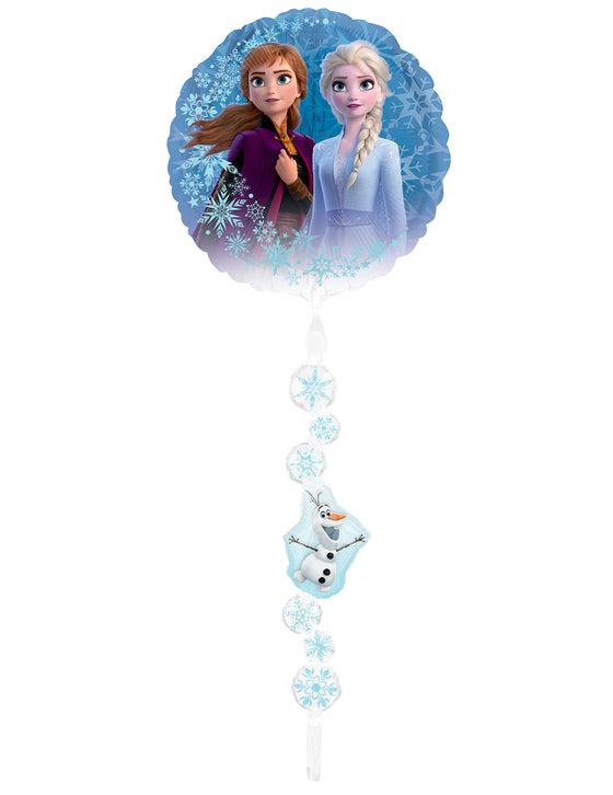 Ballon aluminium Airwalker Reine des neiges 71 cm