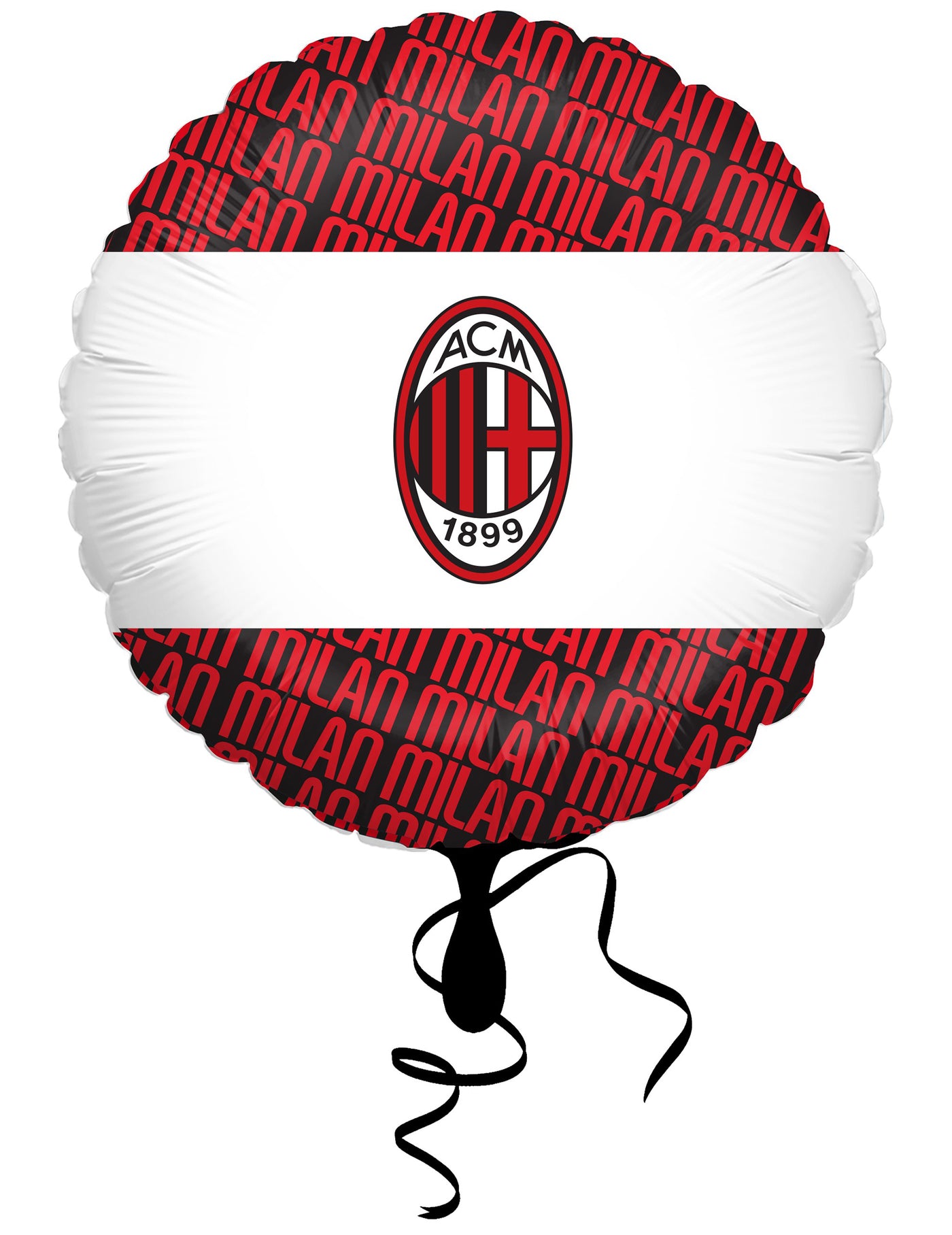 Ballon aluminium rond AC Milan 43 cm
