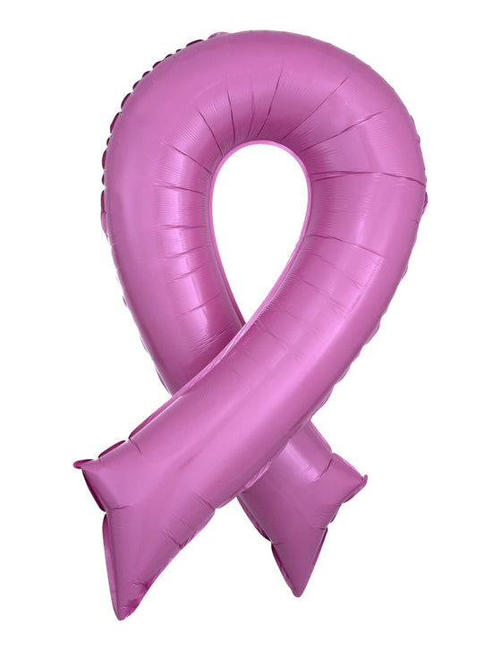 Ballon aluminium Ruban rose 91 cm