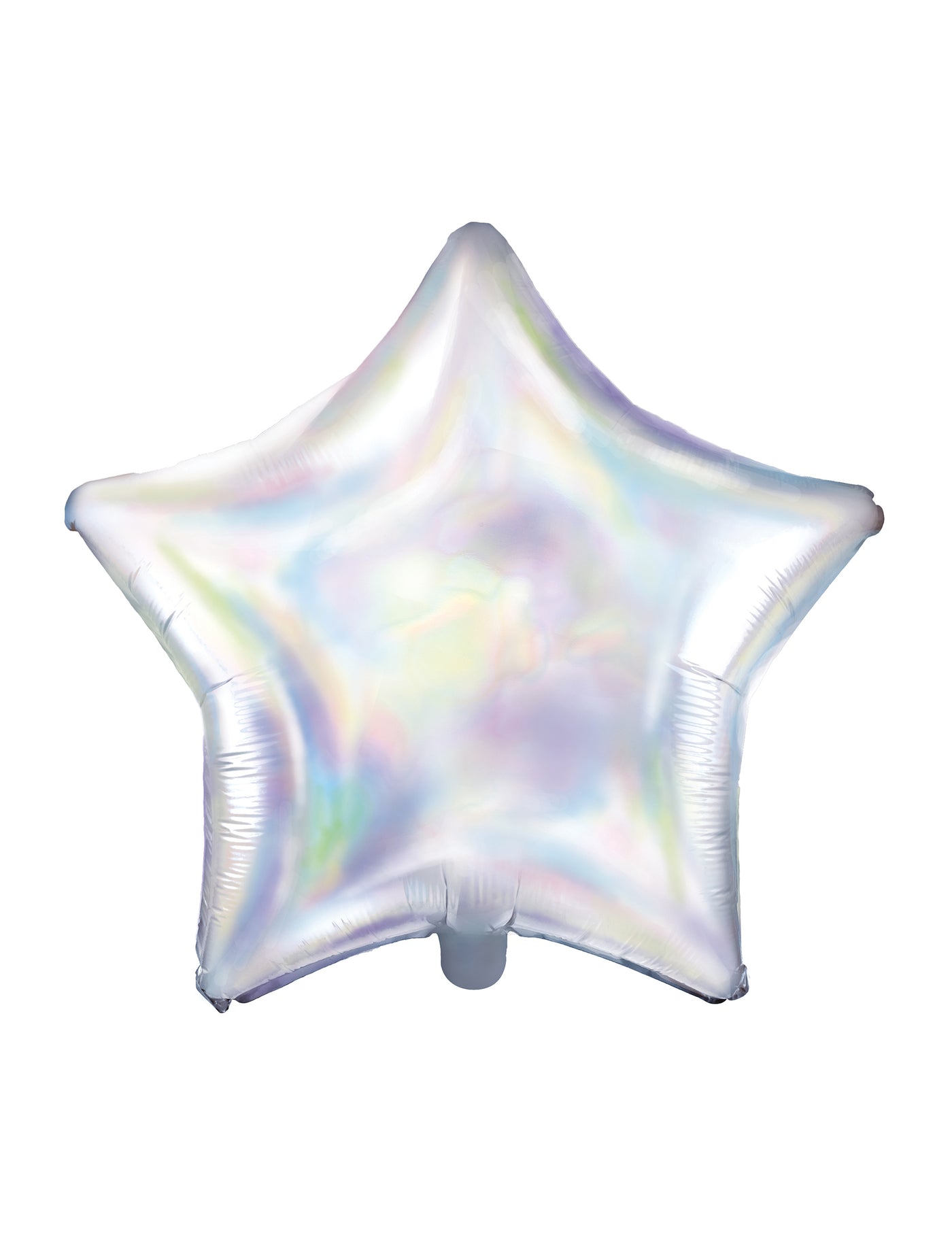 Ballon en aluminium étoile iridescente 48 cm