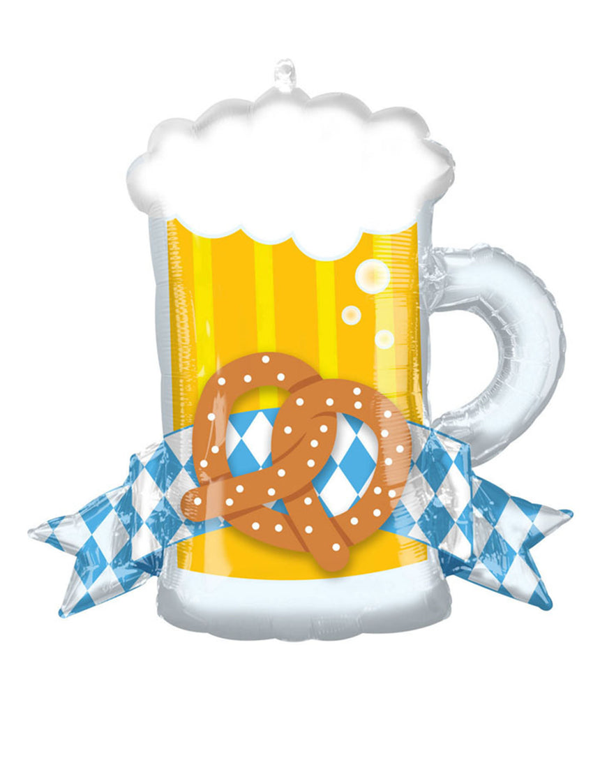 Ballon en aluminium fête de la bière 66 cm