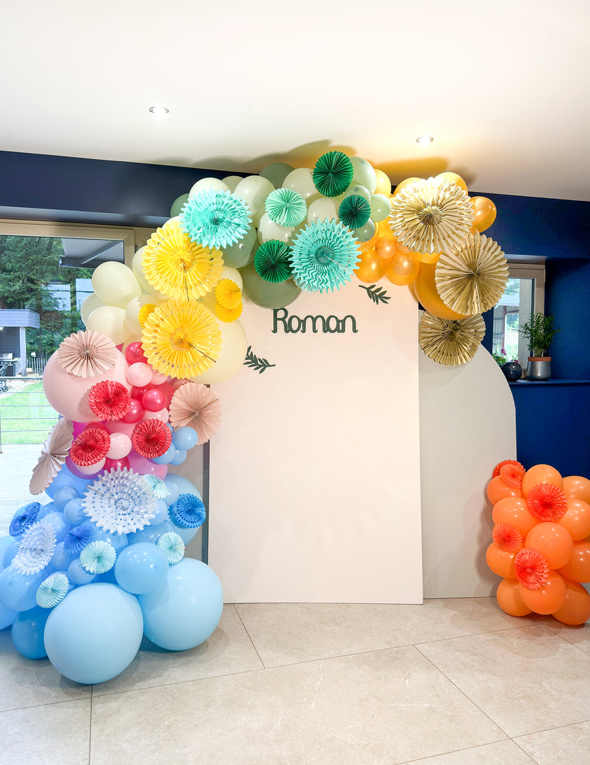 Ballon en latex géant bleu 60 cm