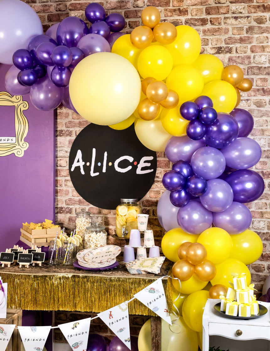 Ballon en latex géant jaune 60 cm
