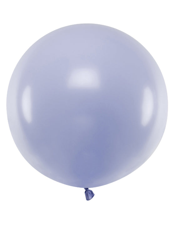Ballon en latex géant lilas 60 cm