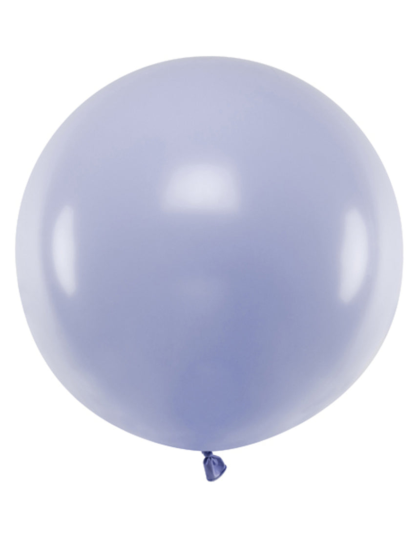 Ballon en latex géant lilas 60 cm