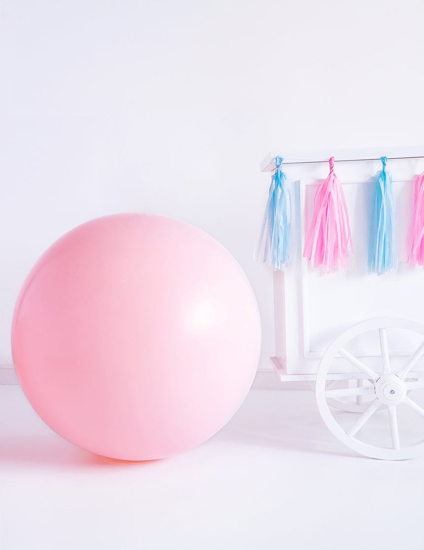 Ballon en latex géant rose pâle 60 cm